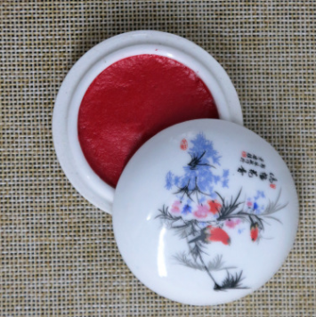 青花瓷盒篆刻印泥 學(xué)生書畫書法培訓(xùn)的理想之選與文化用品批發(fā)指南